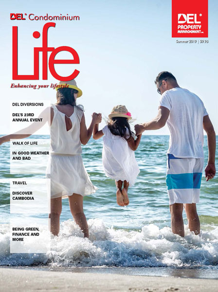 Del Condominium Life Magazine front page - Andrea Colman's article