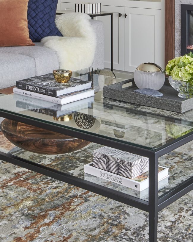 wrought iron coffee table base with glass top